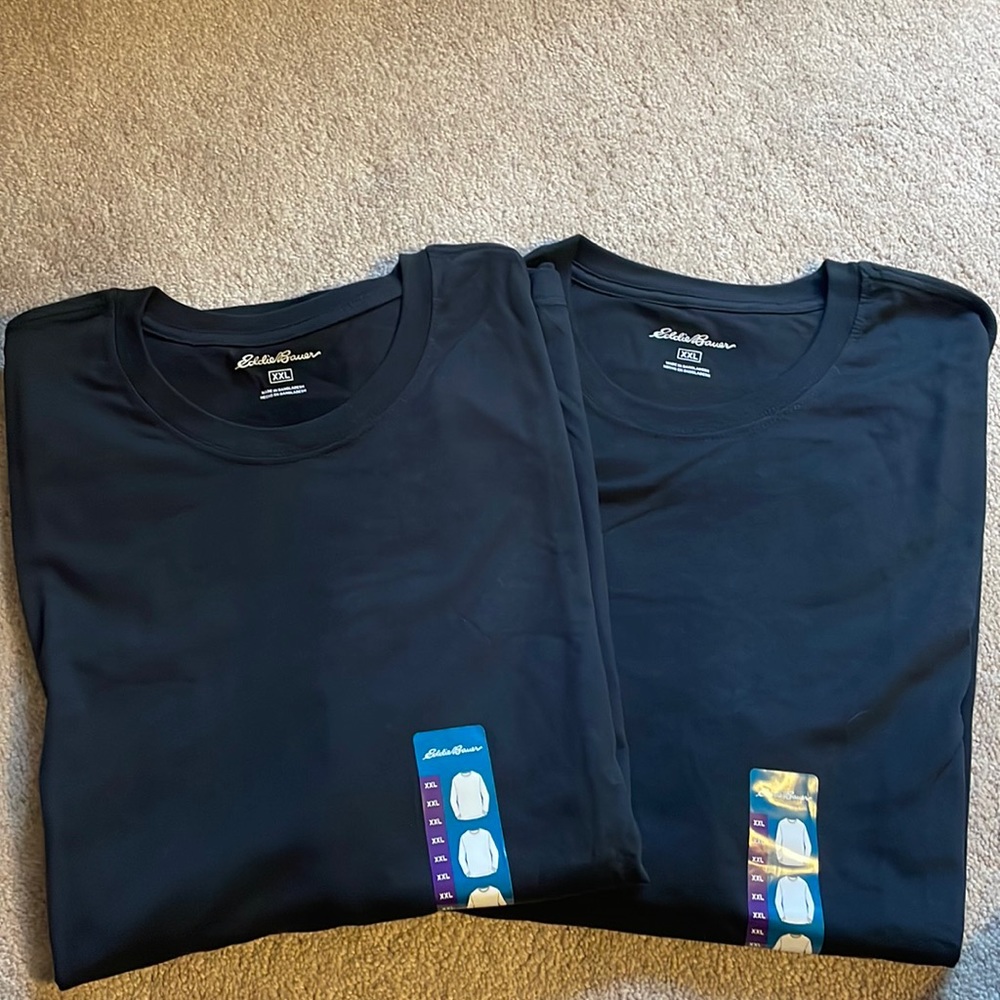 NWT 2- Eddie Bauer mens long sleeve shirts